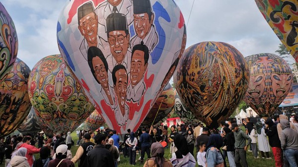 Potret Meriah Festival Balon di Wonosobo